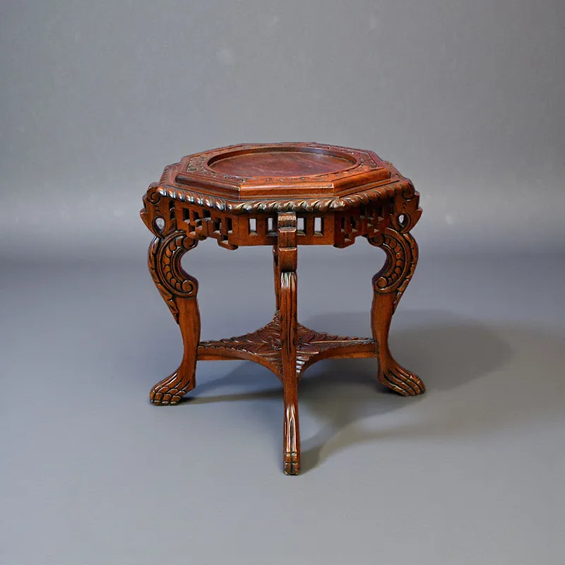 Столик кавовий MJ-437 червоне дерево Індонезія